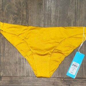 Beach Bunny Stephanie Mustard YellowBikini Bottom